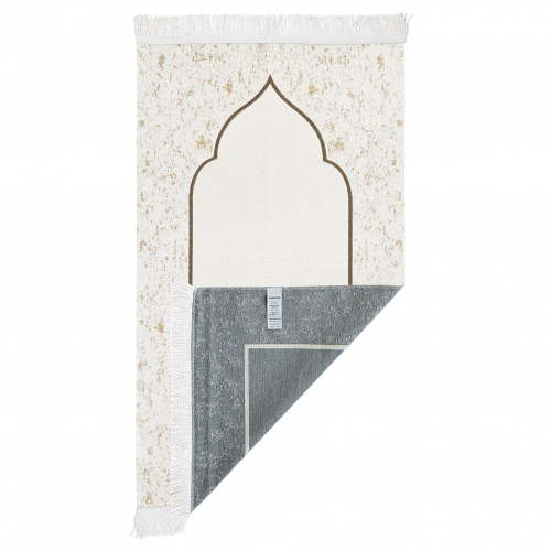 Mermer ��nil Seccade Alt�n Beyaz