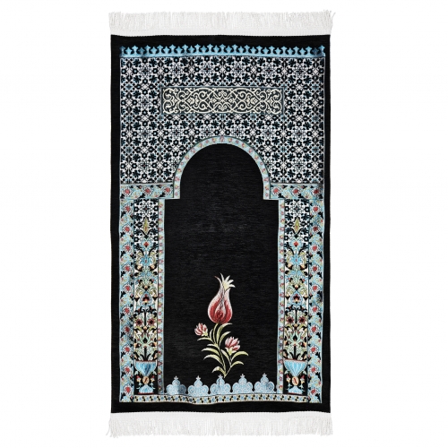 Otantik ��nil Seccade Astarl� - Siyah